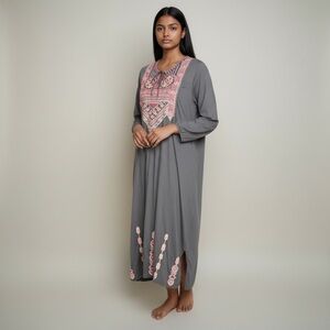 JOHNNY WAS 'embroidered' tunic dress size L